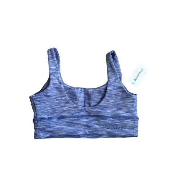 OUTDOOR VOICES Delphinium Haze Blue FreeForm Scoop Bra Size XS NEW NWT - Picture 2 of 7